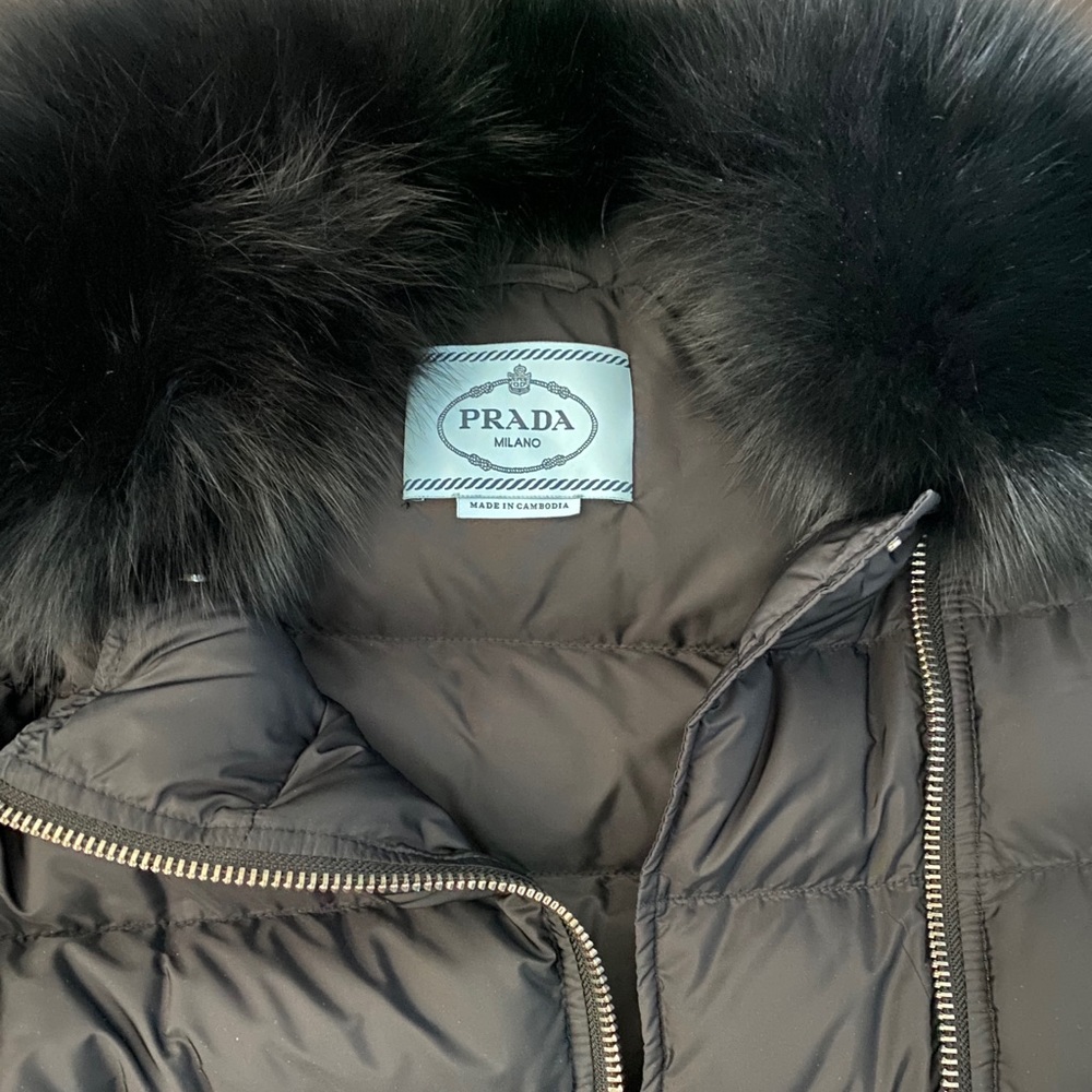 Prada Winter Short Plain Down Jacket